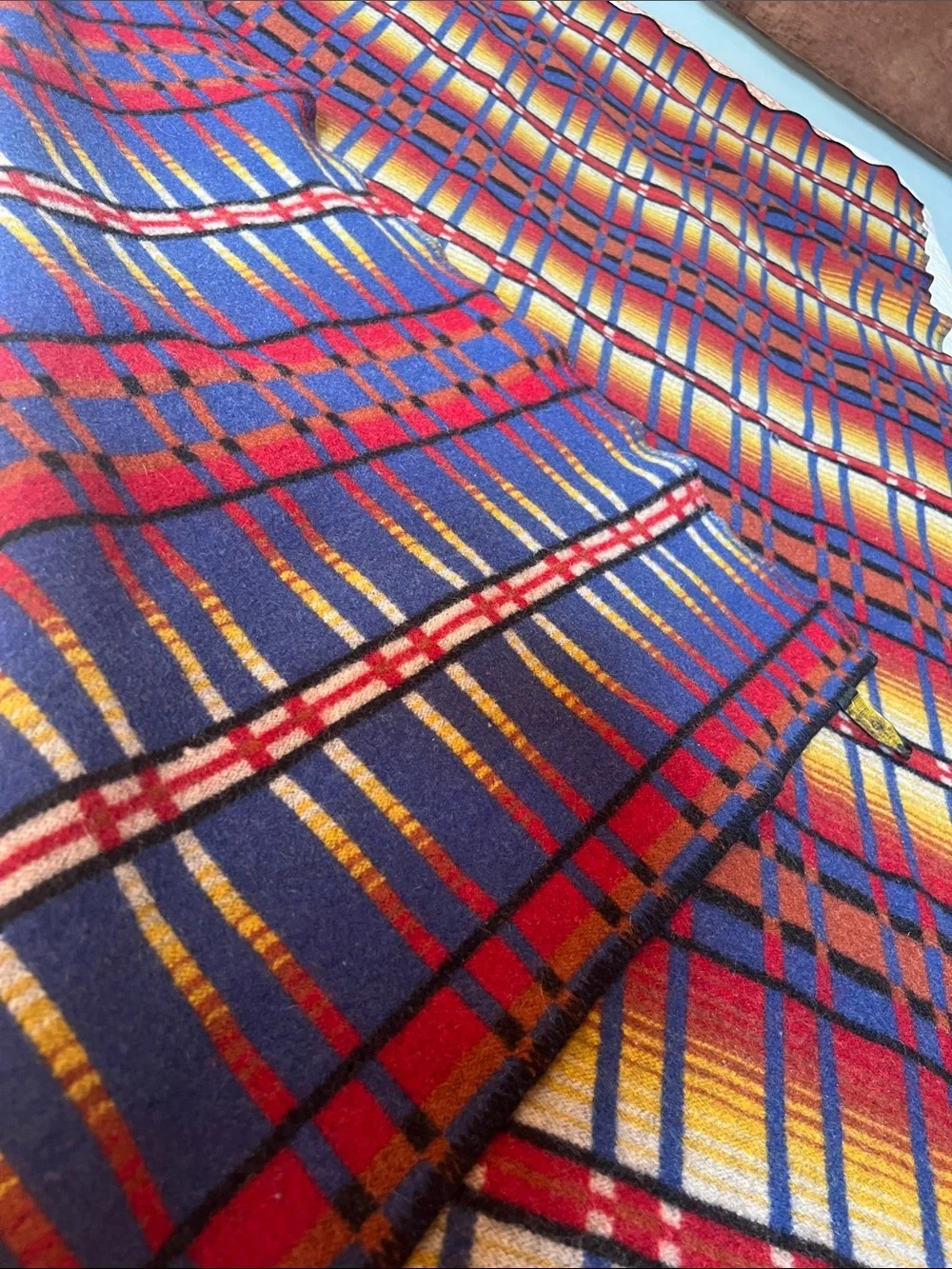 Pearce wool vintage Ralph Lauren home vibe Throw Blanket made in the USA